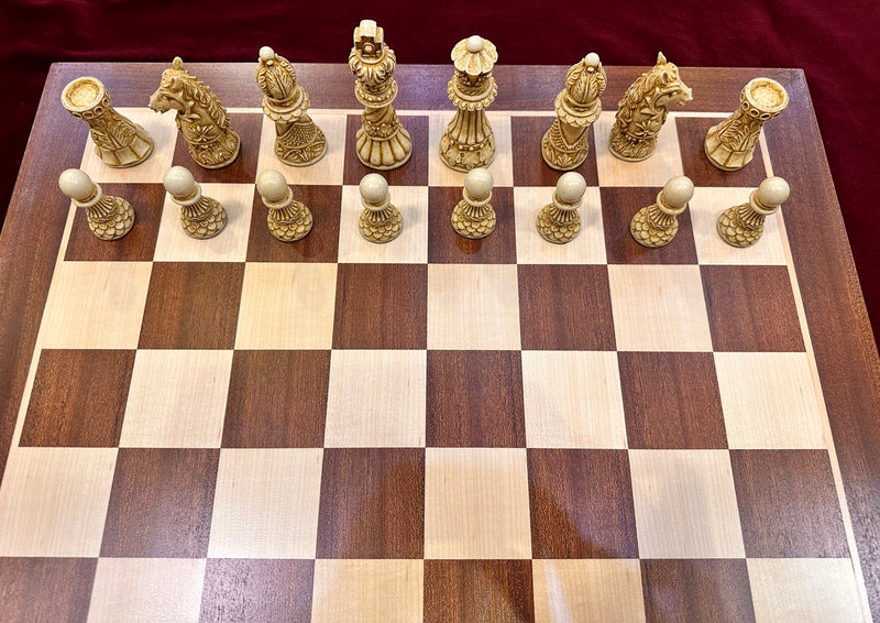 Berkeley Chess Staunton Chess Pieces - Cardinal