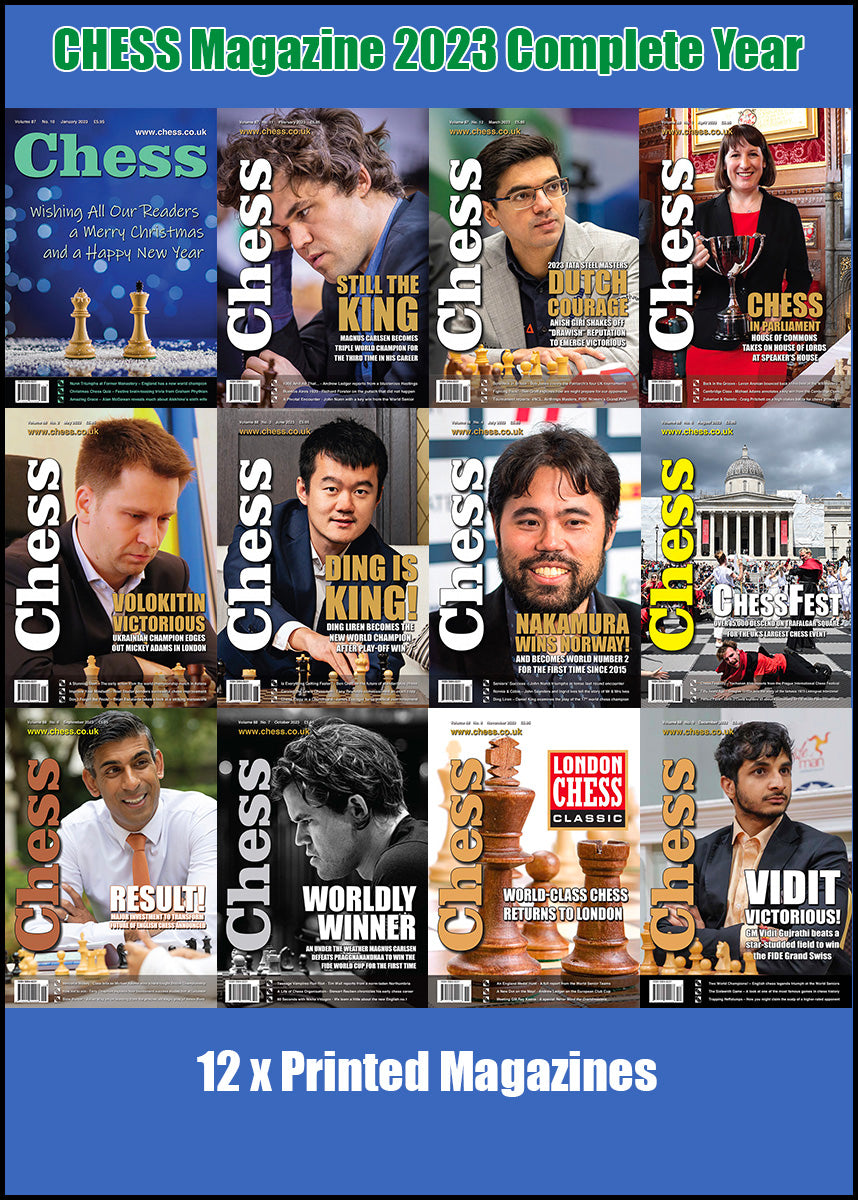 August 2018 ~ Chess Magazine Black and White