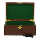 Lacquered Staunton Black & White Chess Set (Board & Pieces)