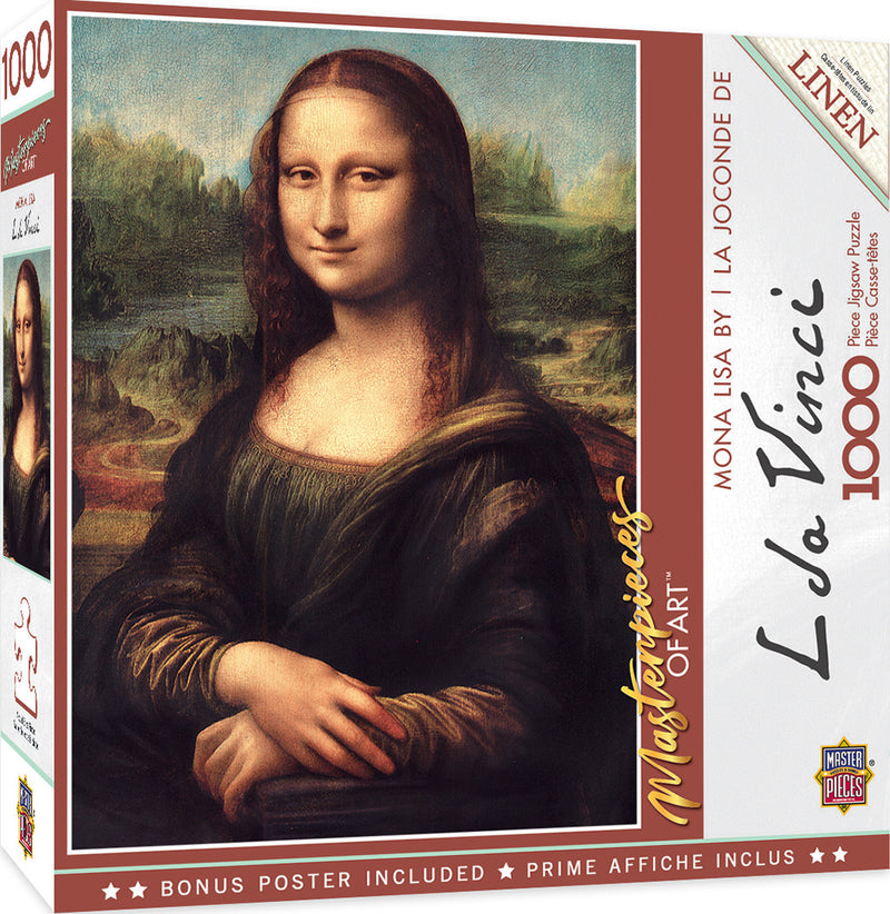 Masterpieces of Art Mona Lisa Puzzle 1000 Pieces