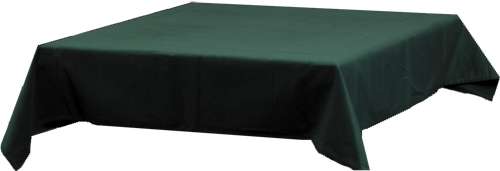 Standard Bridge Table Cloth - Dark Green (42" square)