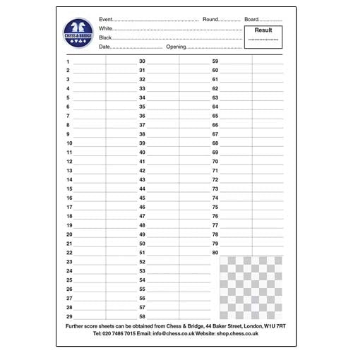 Chess Scoresheets