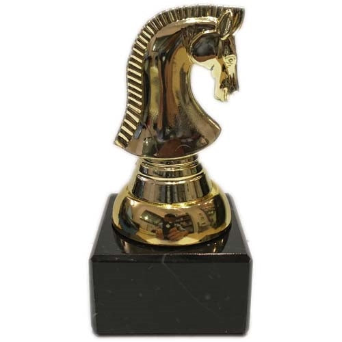 TRO 3 - 3.75" Knight Chess Trophy (12cm)
