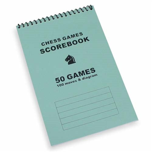 50 Game Chess Scorebook - Ringbound