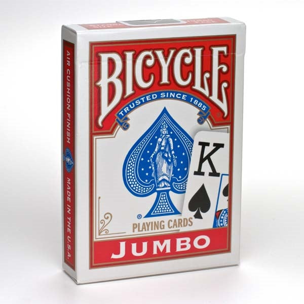 Bicycle Playing Cards - Jumbo (Red)