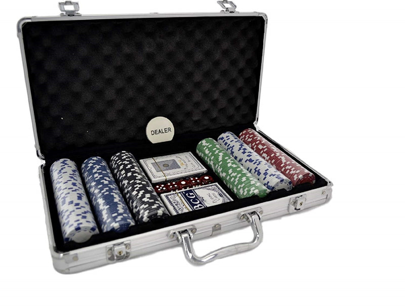 300 Chip Poker Set in Aluminium Case