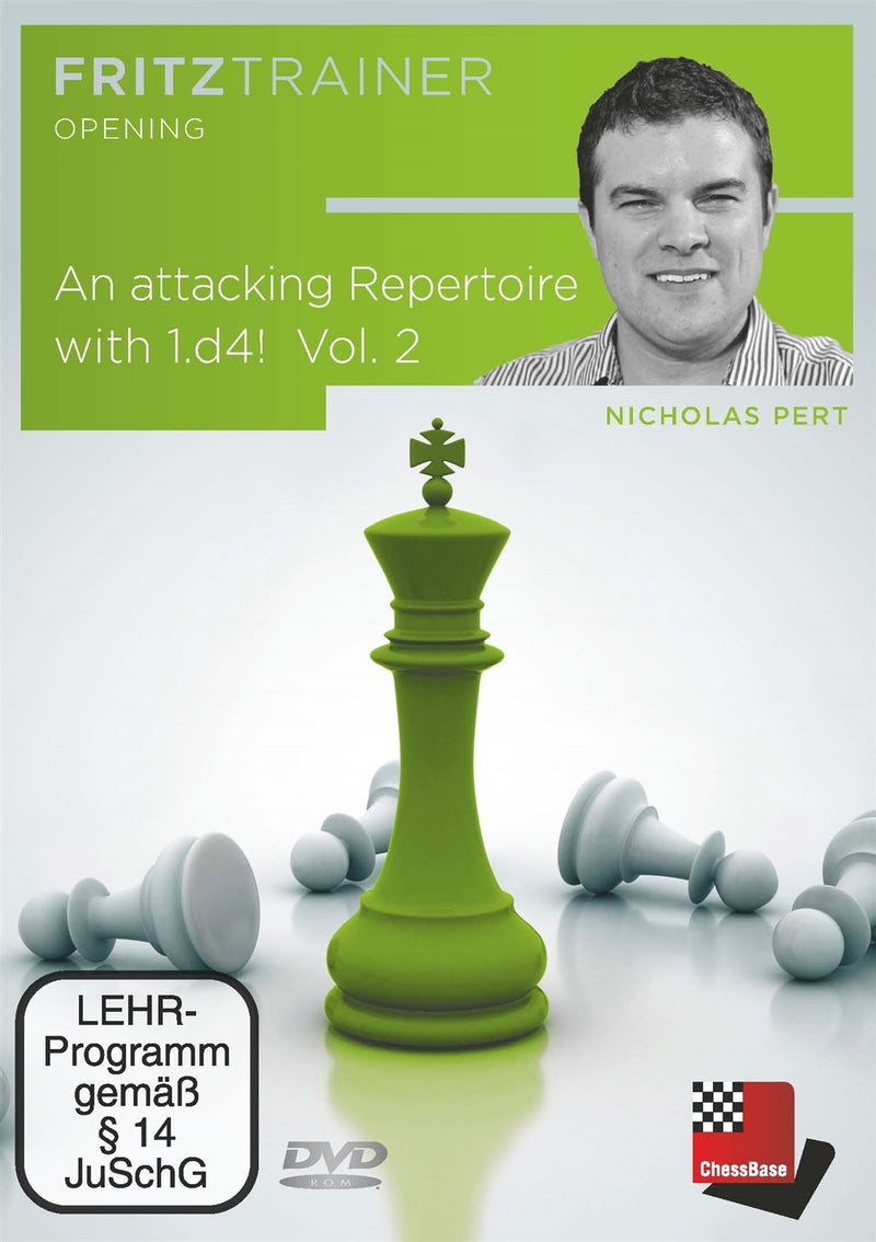 An attacking Repertoire with 1.d4! Part 2 (1.d4 Nf6 2.c4) - Nicholas Pert (PC-DVD)