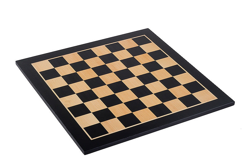 Regular Black Mahogany and Maple Chess Board (REG 3)