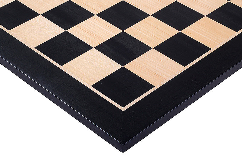 Regular Black Mahogany and Maple Chess Board (REG 3)