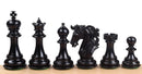 Elvis Knight Ebony Chess Pieces 4.25" King
