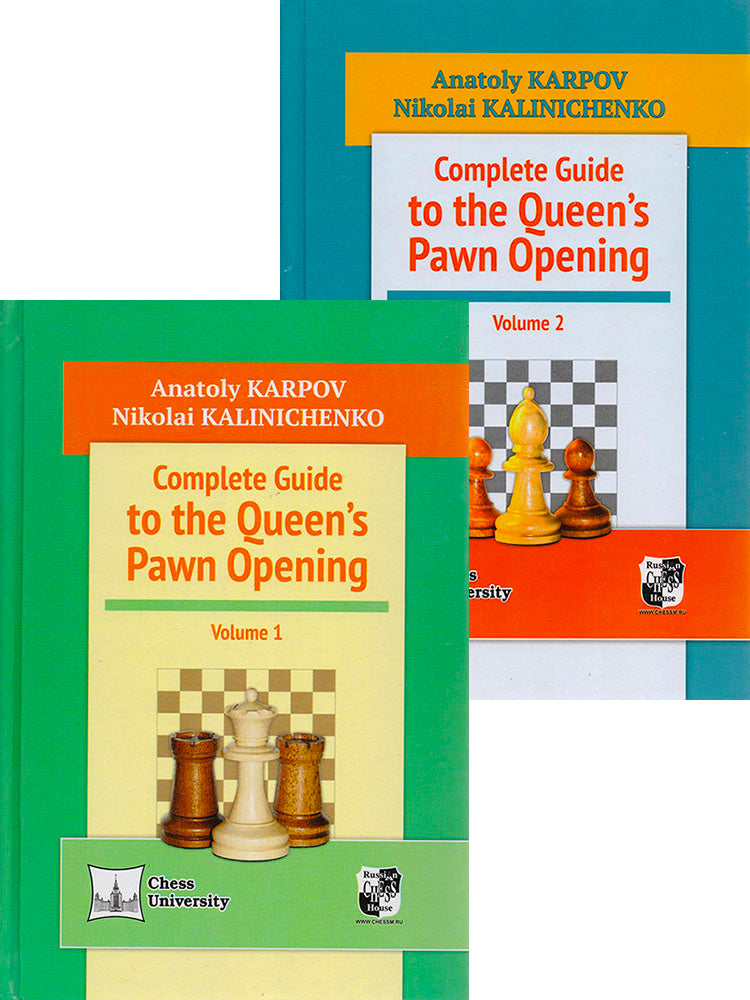 Complete Guide to the Queen's Pawn Opening Volume 1 and 2 - Karpov & Kalinichenko (2 books)