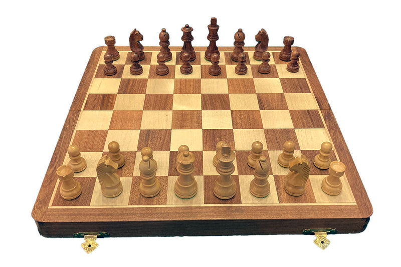 Luxury Folding Wooden Chess Set