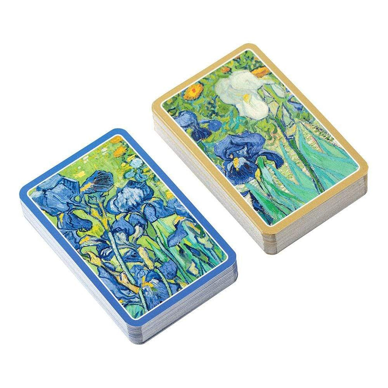Caspari Double Deck Playing Cards - Van Gogh Irises