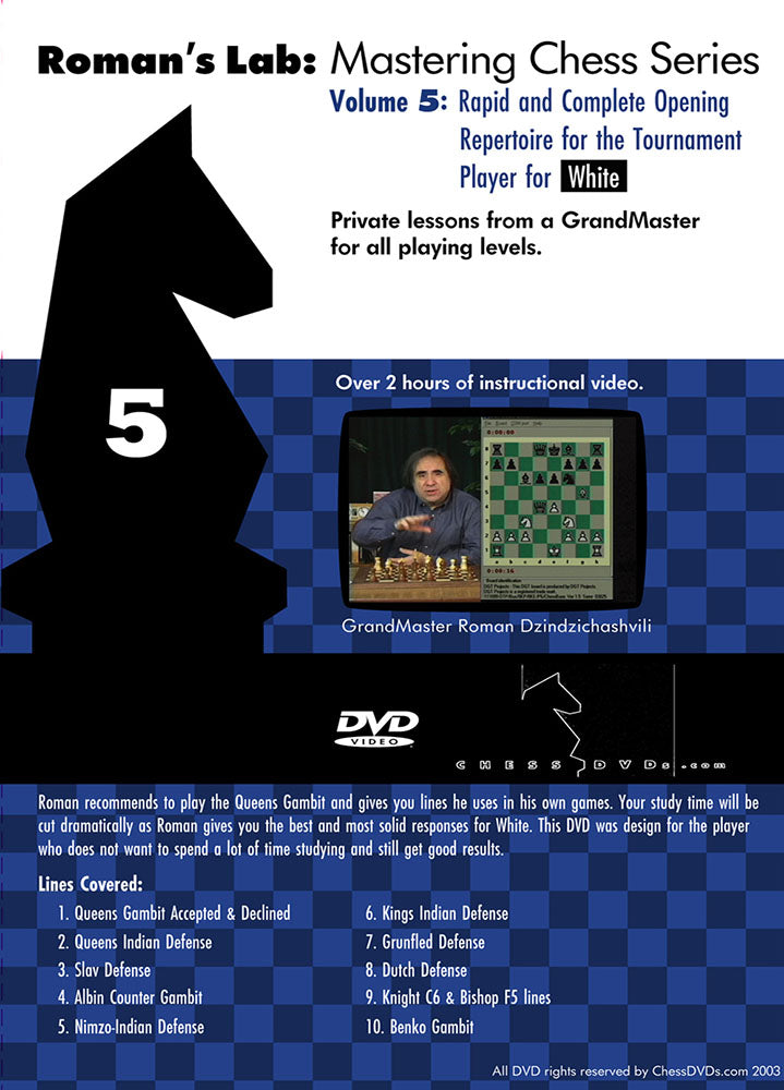 Roman's Lab 5: Rapid and Complete Opening Repertoire for White