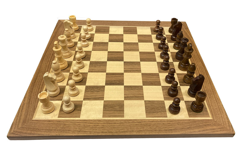 Standard Staunton 3" King Wooden Chess Set (Board & Pieces)