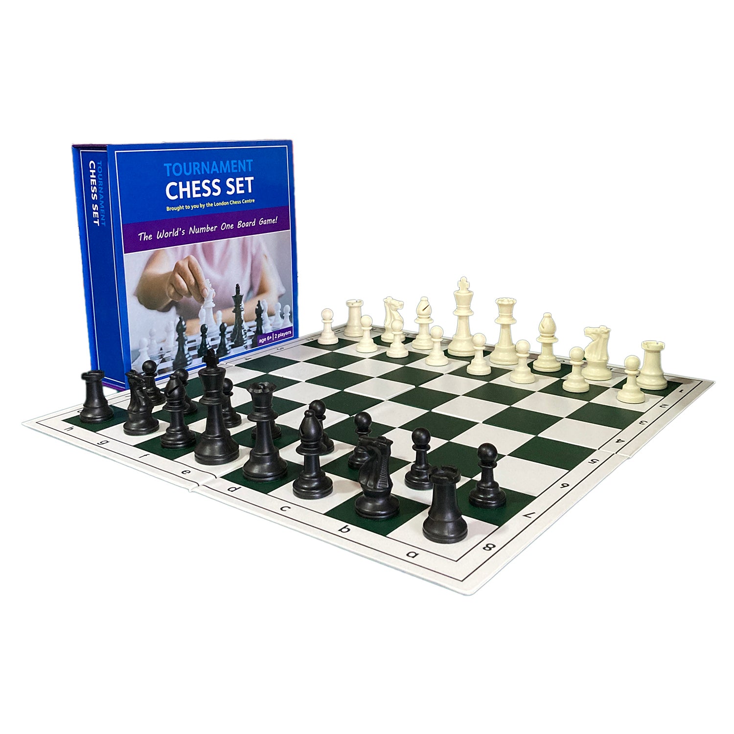 Tactic Chess Box Collection - Classic Board Game With High-Quality Pieces