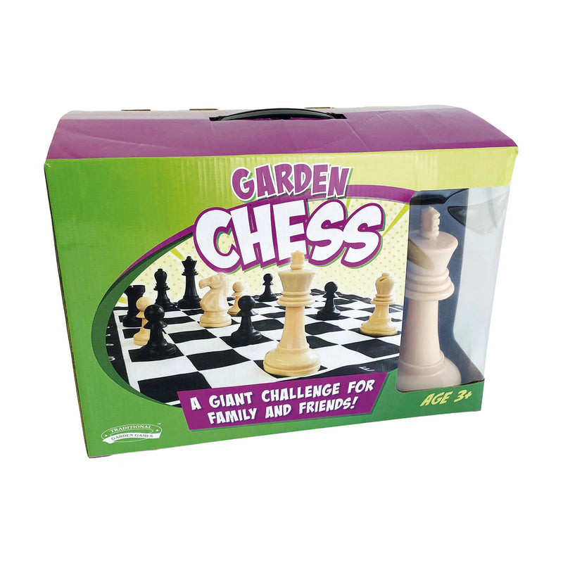 Garden Chess Set - 20.6cm King (89cm x 89cm)