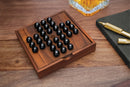 Iron & Glory Deluxe Wooden Solitaire Set