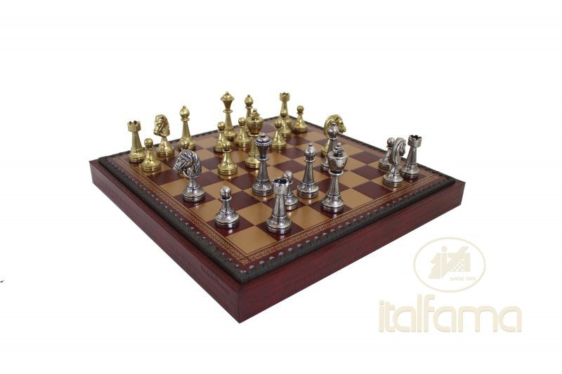 The Squire Chess Set (Pieces & Cabinet Board)