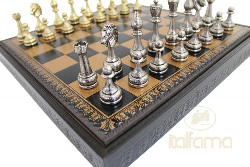 The Senator Chess Set (Pieces & Cabinet Board)