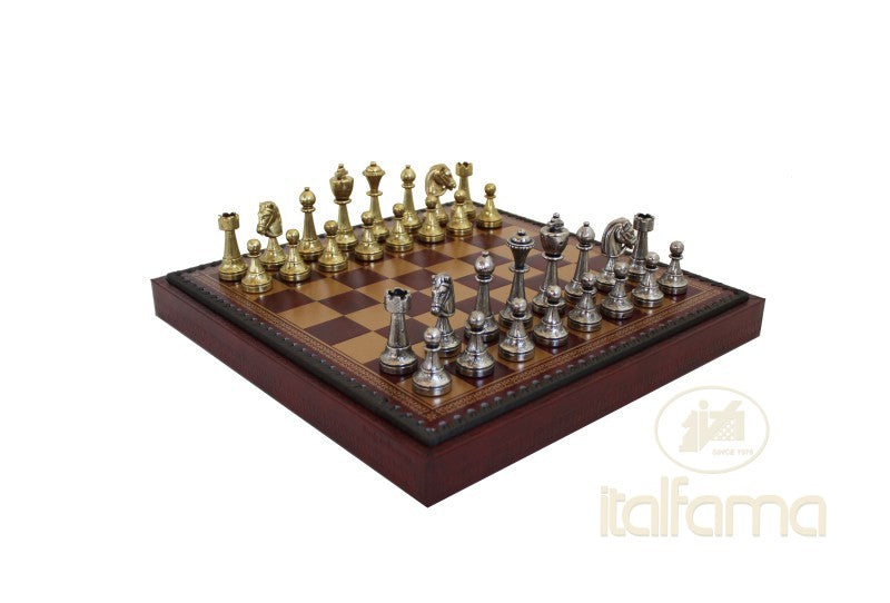 The Squire Chess Set (Pieces & Cabinet Board)