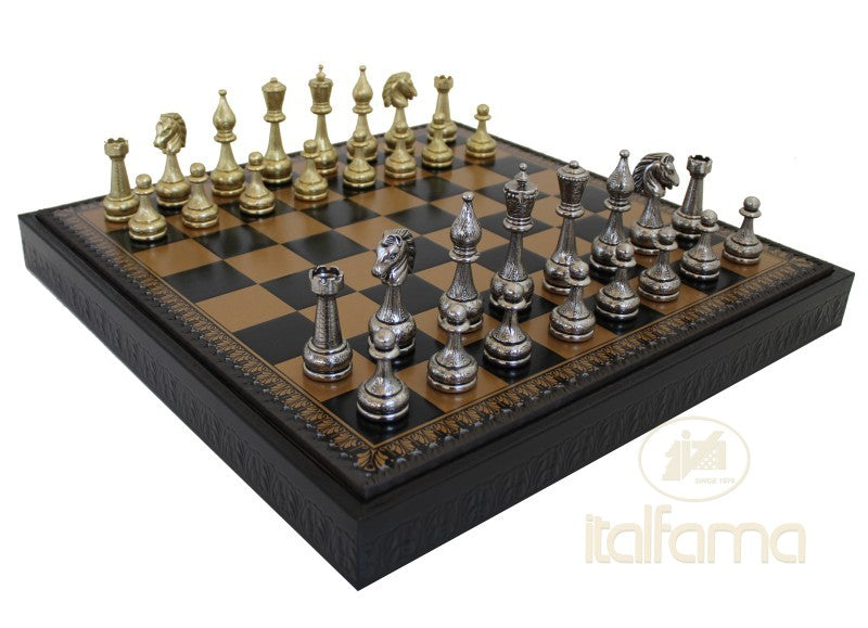 The Senator Chess Set (Pieces & Cabinet Board)