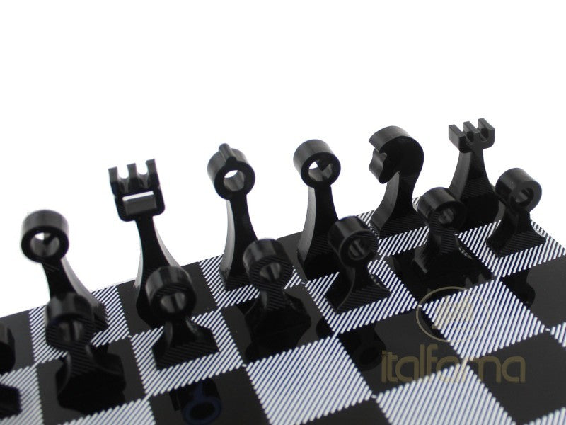 Italfama Plexiglass Chess Set (Pieces & Cabinet Board)