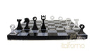 Italfama Plexiglass Chess Set (Pieces & Cabinet Board)