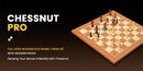 ChessNut Pro - Full sized wooden Electronic Chess Set with Regular chess pieces