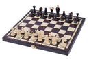 Consul Folding Wooden Chess Set - Brown