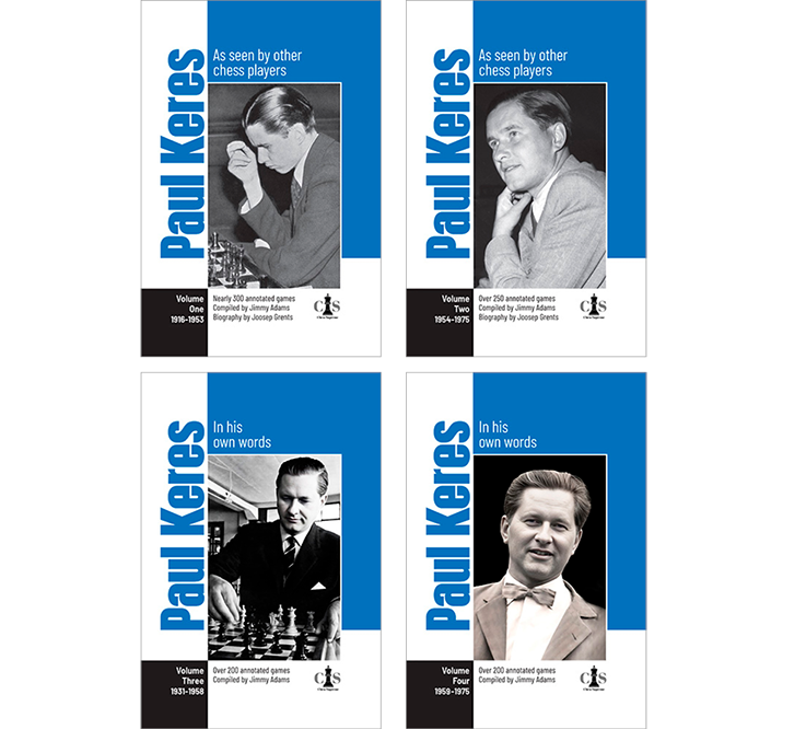 The Complete Paul Keres: 4 Volume Set - Jimmy Adams (Limited Edition Hardbacks)