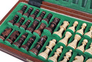 Major Magnetic Folding Travel Chess Set - Brown