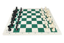 Checkmate Chess Set, Quality Vinyl Chess Board and Drawstring Bag