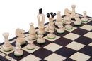 Consul Folding Wooden Chess Set - Brown