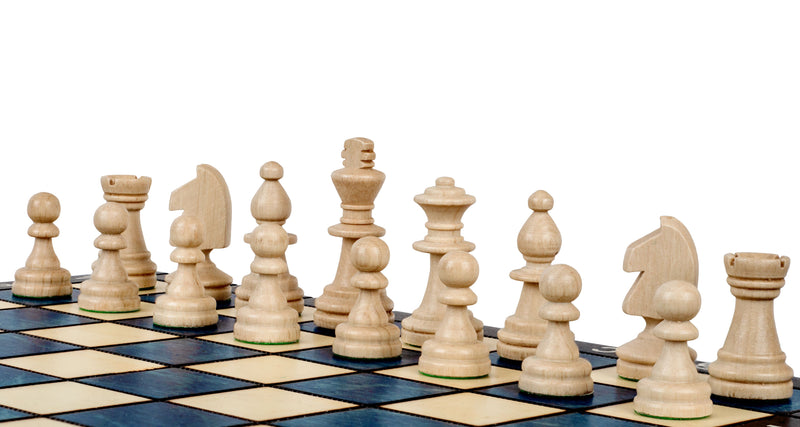 Major Magnetic Folding Travel Chess Set - Blue