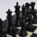 Purling Heritage Chess Set Ebony & Boxwood with Maple/Poplar Board