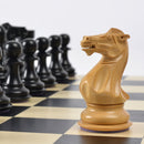 Purling Heritage Chess Set Ebony & Boxwood Pieces with Maple Board