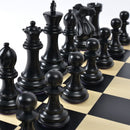 Purling Heritage Chess Set Ebony & Boxwood Pieces with Maple Board