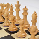 Purling Heritage Chess Set Ebony & Boxwood Pieces with Maple Board