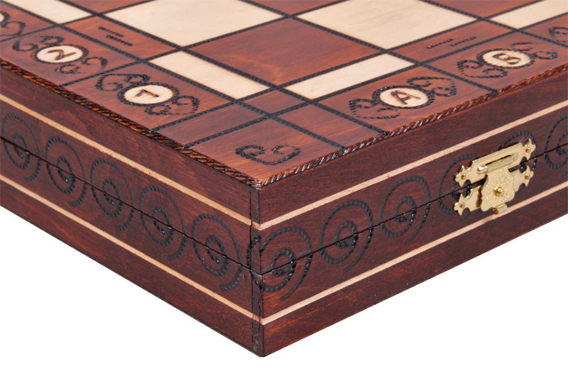 Ambassador Folding Wooden Chess Set