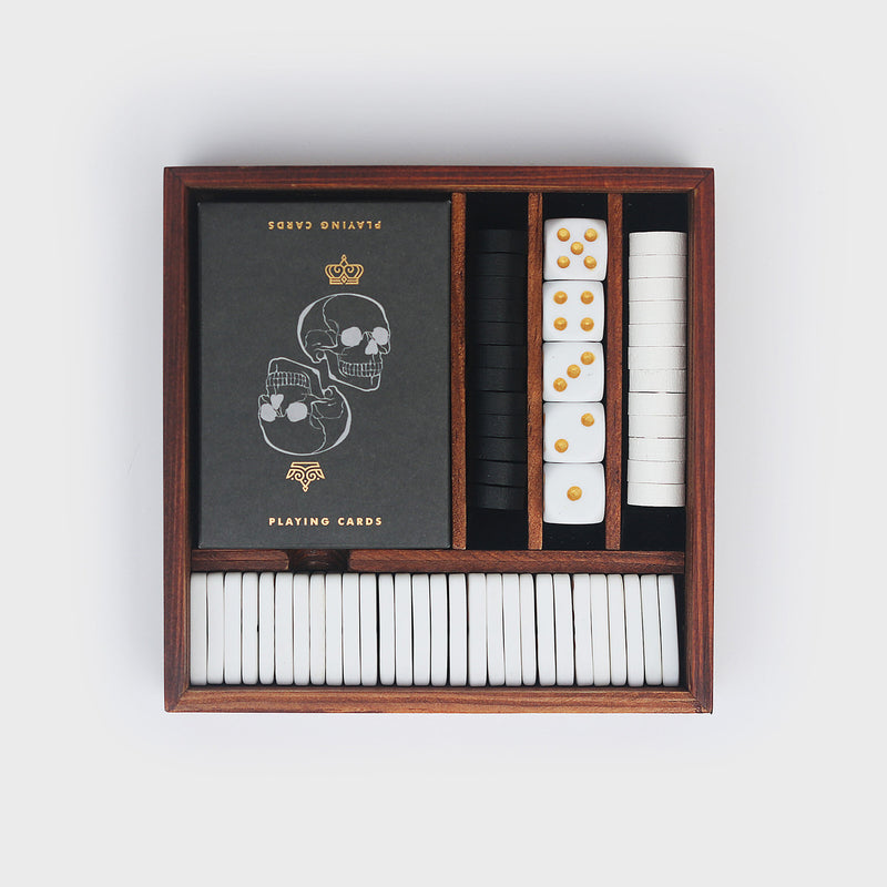 Iron & Glory Wooden Compendium Games Night