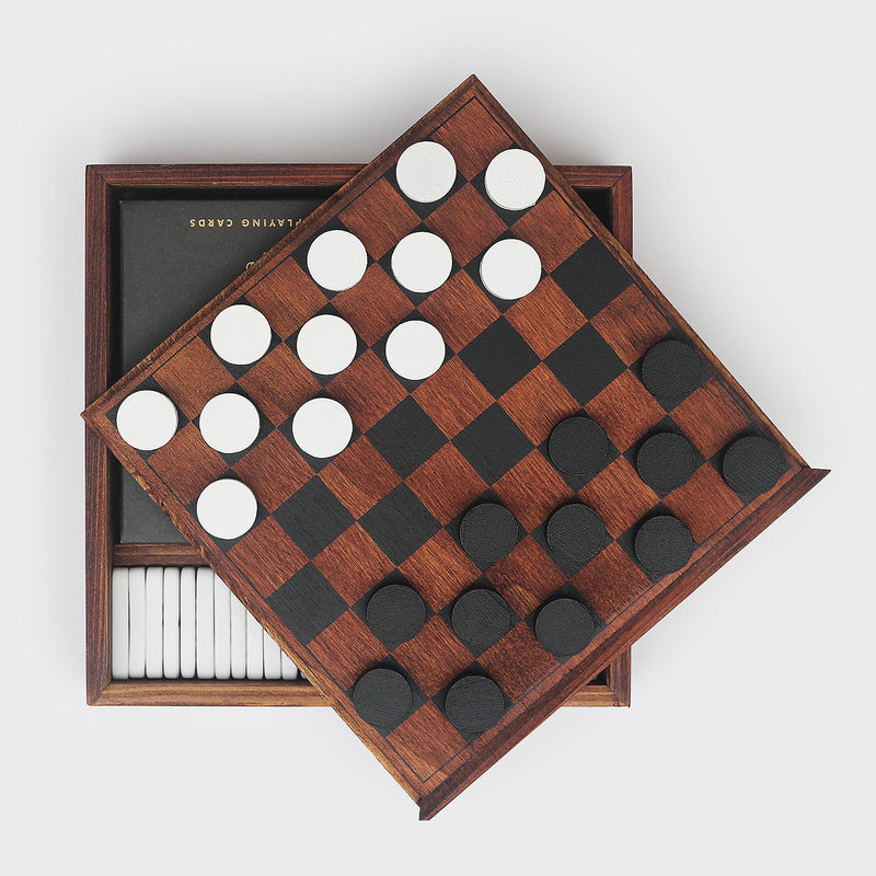 Iron & Glory Wooden Compendium Games Night