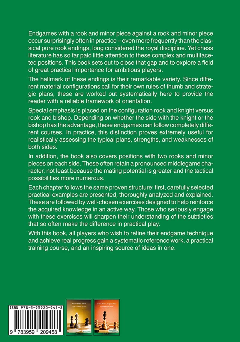 Endgame Training: Rook & Minor Pieces vs Rook & Minor Pieces - Karsten Müller