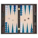 The Games Club PU Leather Backgammon Set