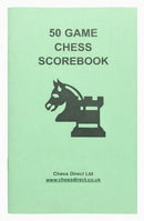 Economy 50 Game Chess Scorebook