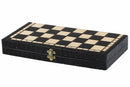 Consul Folding Wooden Chess Set - Black