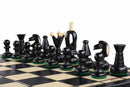 Consul Folding Wooden Chess Set - Black