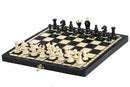 Consul Folding Wooden Chess Set - Black