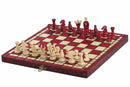 Consul Folding Wooden Chess Set - Cherry
