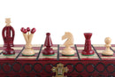 Consul Folding Wooden Chess Set - Cherry